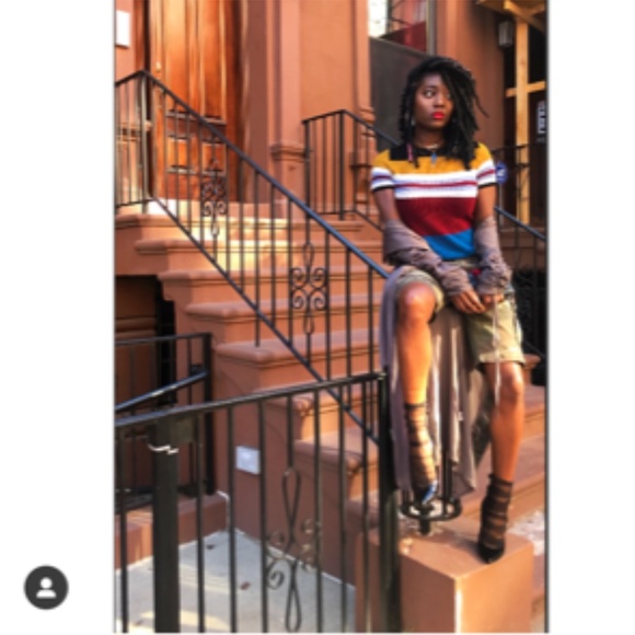 ZARA-MULTI COLORED TOP - Picture 4 of 4